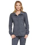 Dickies Medical DK325 - Women's Snap Front Jacket Pewter Twist