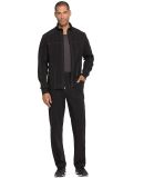 Dickies Medical DK335 -Men's Zip Front Jacket Black