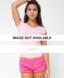 8362 American Apparel Cotton Spandex Jersey Aerobi White