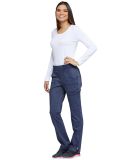Dickies Medical DK165T - Women's Tall Mid Rise Tap D Navy Twist