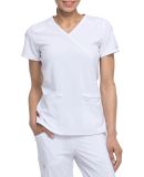 Dickies Medical  DK625   - Mock Wrap Top White