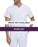 Dickies Medical DK635 - Men's EDS Essentials V-Nec Eggplant