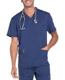 Dickies Medical  DK640   - Men's V-Neck Top Navy