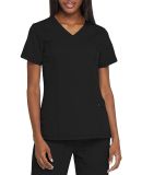 Dickies Medical  DK660   - Mock Wrap Top Black