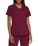 Dickies Medical  DK660   - Mock Wrap Top Wine