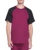 Dickies Medical  DK670   - Men's Crew Neck Top Wine