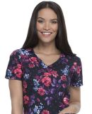 Dickies Medical  DK700   - V-Neck Top Blooming Twilight