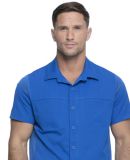 Dickies Medical DK820 -Men's Button Front Collar S Royal