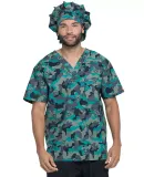 Dickies Medical DK500 - Bouffant Scrub Hat Crosshatch Camo