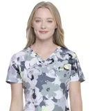 Dickies Medical DK731 - Dynamix V-Neck Top Garden Geo