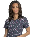 Dickies Medical DK602 -V-Neck Top Dot'S So Geo