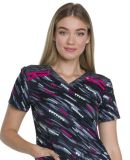 Dickies Medical DK602 -V-Neck Top Falling For Love