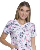 Dickies Medical DK608 - Mock Wrap Top Textured Tropics