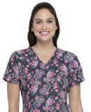 Dickies Medical DK616 - V-Neck Top Crazy For Paisley