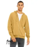 Bella + Canvas 3339 Fast Fashion Unisex Sueded Fle HEATHER MUSTARD