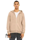 Bella + Canvas 3339 Fast Fashion Unisex Sueded Fle HEATHER OAT