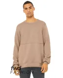 Bella + Canvas 3743 Fast Fashion Unisex Raw Seam C in Heather oat