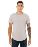 Bella + Canvas 3003 Fast Fashion Jersey Curved Hem in Hthr cool grey