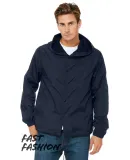 Bella + Canvas 3955 Fast Fashion Hooded Coach's Ja NAVY