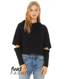 Bella + Canvas 7504 Fast Fashion Women's Cut Out F in Black