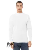 Bella + Canvas 3520 Fast Fashion Unisex Mock Neck  in White