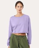 Bella + Canvas 6501 Fast Fashion Women's Cropped L in Dark lavender