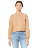 Bella + Canvas 7505 Fast Fashion Women's Raglan Pu HTHR SAND DUNE