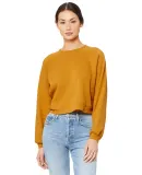 Bella + Canvas 7505 Fast Fashion Women's Raglan Pu HEATHER MUSTARD