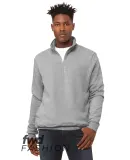 Bella + Canvas 3740 Fast Fashion Unisex Quarter Zi ATHLETIC HEATHER