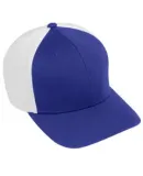 Augusta Sportswear 6300 Flexfit Vapor Cap Purple/ White