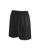 Augusta Sportswear 963 Girls Shockwave Shorts in Black/ white