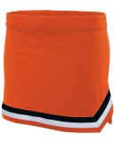 Augusta Sportswear 9146 Girls' Pike Skirt in Orange/ white/ black