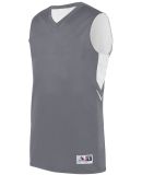 Augusta Sportswear 1166 Alley-Oop Reversible Jerse in Graphite/ white