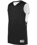 Augusta Sportswear 1167 Youth Alley-Oop Reversible in Black/ white