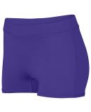 Augusta Sportswear 1233 Girls' Dare Shorts in Purple