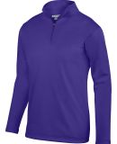 Augusta Sportswear 5507 Wicking Fleece Quarter-Zip in Purple