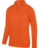 Augusta Sportswear 5507 Wicking Fleece Quarter-Zip in Orange