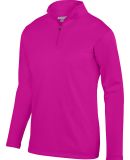 Augusta Sportswear 5508 Youth Wicking Fleece Pullo in Power pink