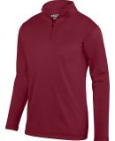 Augusta Sportswear 5508 Youth Wicking Fleece Pullo in Cardinal