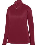 Augusta Sportswear 5509 Women's Wicking Fleece Qua in Cardinal