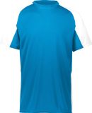 Augusta Sportswear 1517 Cutter Jersey in Power blue/ white