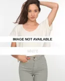 RSABB380 American Apparel Loose Crop Tee White