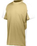 Augusta Sportswear 1518 Youth Cutter Jersey in Vegas gold/ white