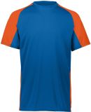 Augusta Sportswear 1518 Youth Cutter Jersey in Royal/ orange