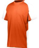 Augusta Sportswear 1518 Youth Cutter Jersey in Orange/ white