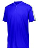 Augusta Sportswear 1557 Power Plus Jersey 2.0 in Purple/ white/ silver grey