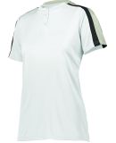 Augusta Sportswear 1559 Women's Power Plus 2.0 in White/ silver grey/ black