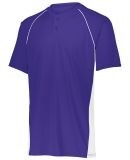 Augusta Sportswear 1561 Youth Limit Jersey in Purple/ white