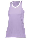 Augusta Sportswear 1678 Women's Crosse Jersey in Light lavender/ white