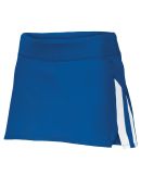 Augusta Sportswear 2440 Women's Full Force Skort in Royal/ white